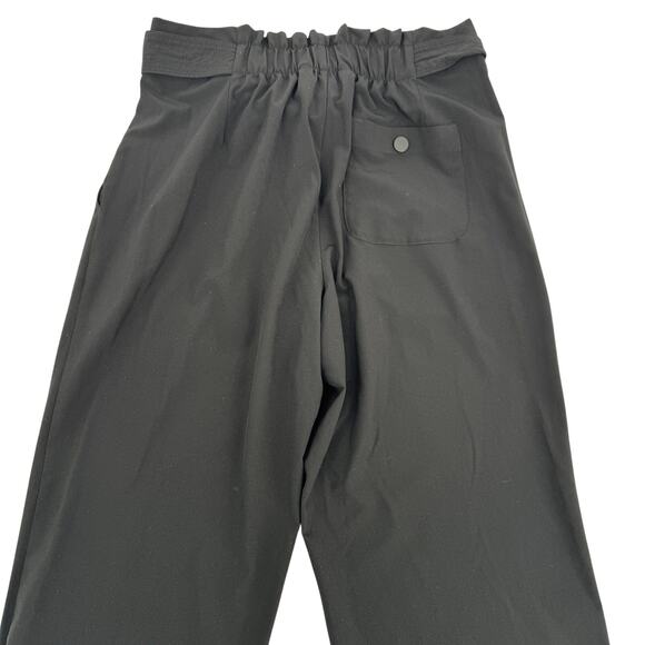 Athleta Skyline II Pant Ankle Jogger Active Pant Paperbag Size 6 Black - Picture 8 of 10